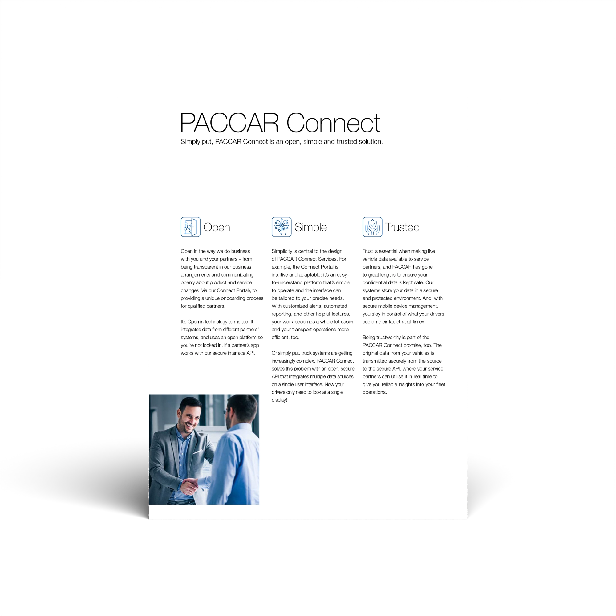 PACCAR Connect Brošura