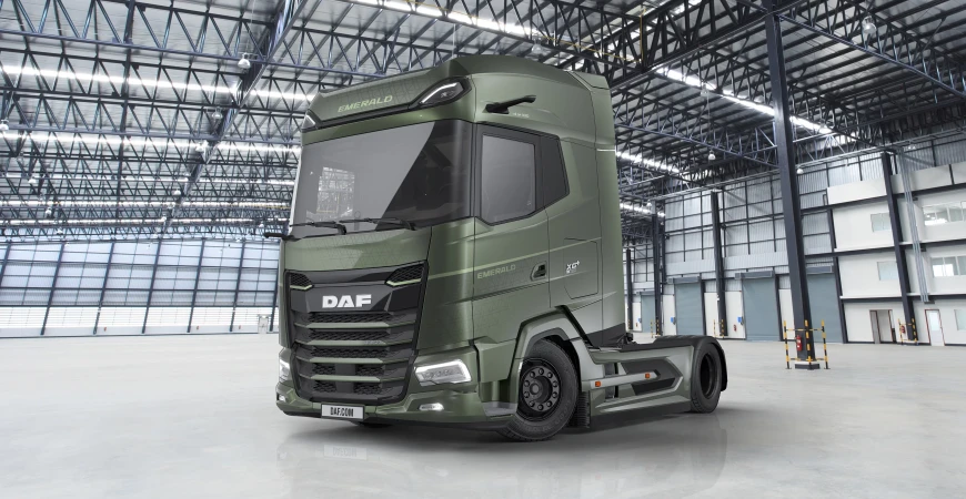 Posebna serija, omejena na le 100 vozil DAF predstavlja XG⁺ Emerald Edition