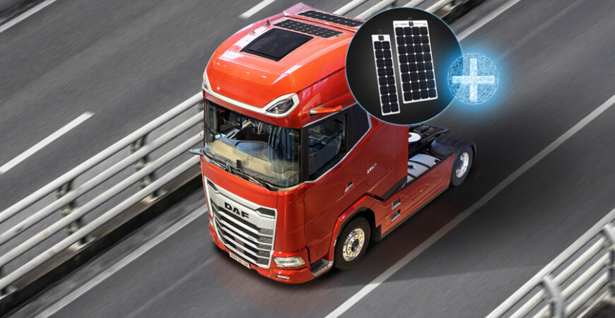 Solarni paneli za tovornjake: več energije, manj porabe goriva